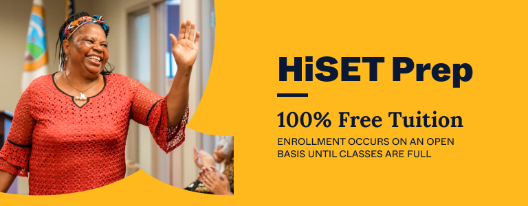 HiSET Prep free tuition informations