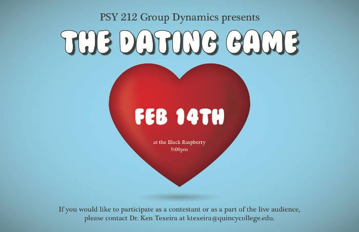 The Dating Game Flyer