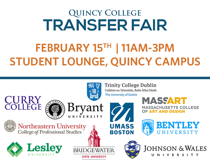 Quincy College Transfer Fair | Quincy Campus