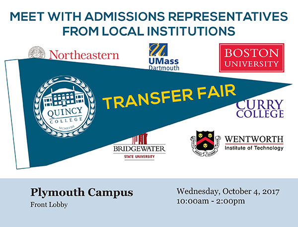 Transfer Fair | Plymouth Campus