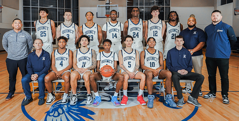 2023 Quincy College Mens Basketball Team