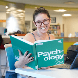 Woman is in Classroom.